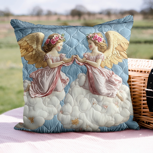 Heavenly Twins Quilted Pillow Case NCU0VH4187