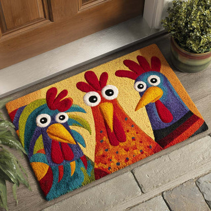 Quirky Cluck Doormat NCU0PT9520