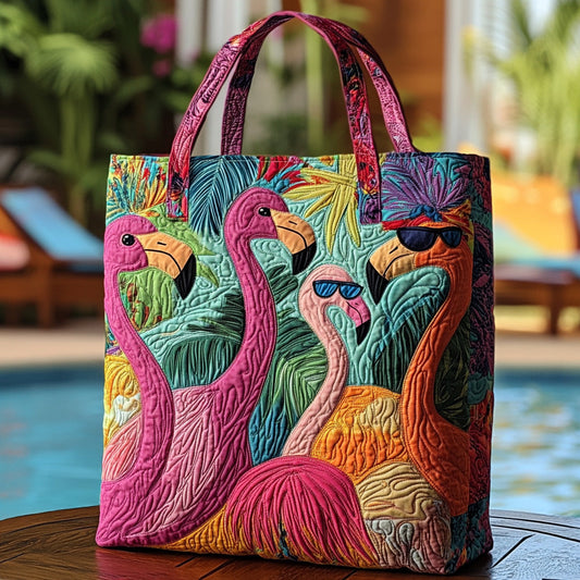 Quirky Wings Quilted Tote Bag NCU0DV6967