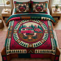 RV Camp 3-Piece Quilted Bedding Set NCU0XD2777