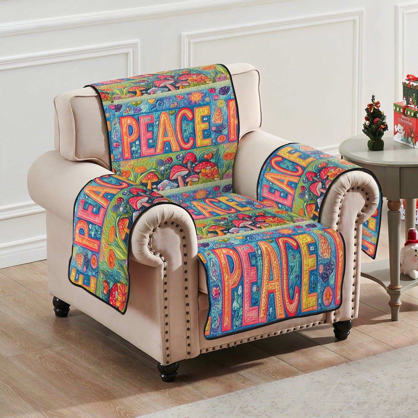 Radiance of Peace Quilted Sofa Cover NCU0PT6910