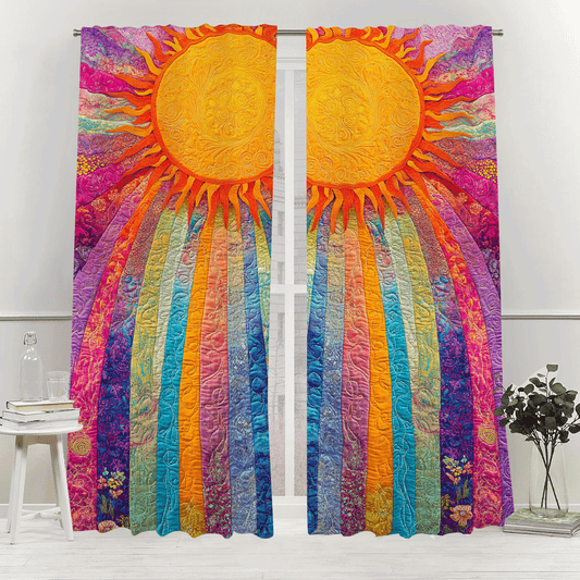 Radiant Glow Quilted Curtains NCU0DV2882