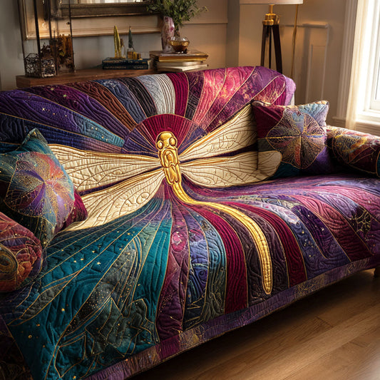 Radiant Aurora Quilted Sofa Cover NCU0TV776