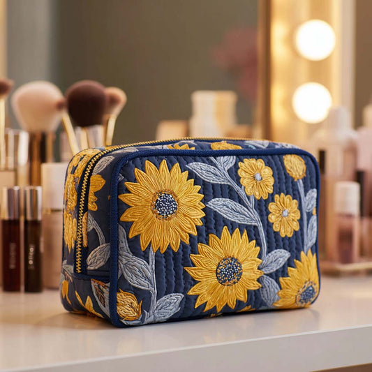 Radiant Bloom Quilted Makeup Bag NCU0NT10235