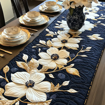 Radiant Blossom Quilted Table Runner NCU0PT6460
