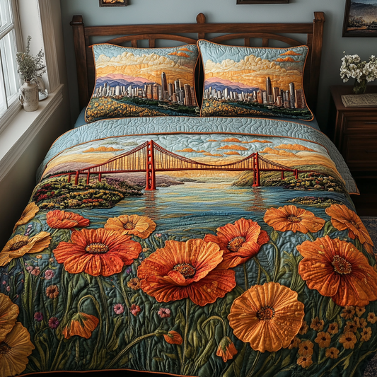 Radiant Bridge 3-Piece Quilted Bedding Set NCU0DV4914