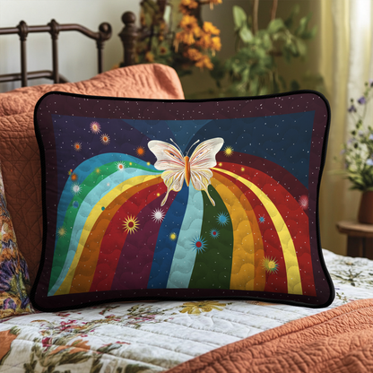 Radiant Butterfly Quilted Bedding Pillow Case NCU0DK3778