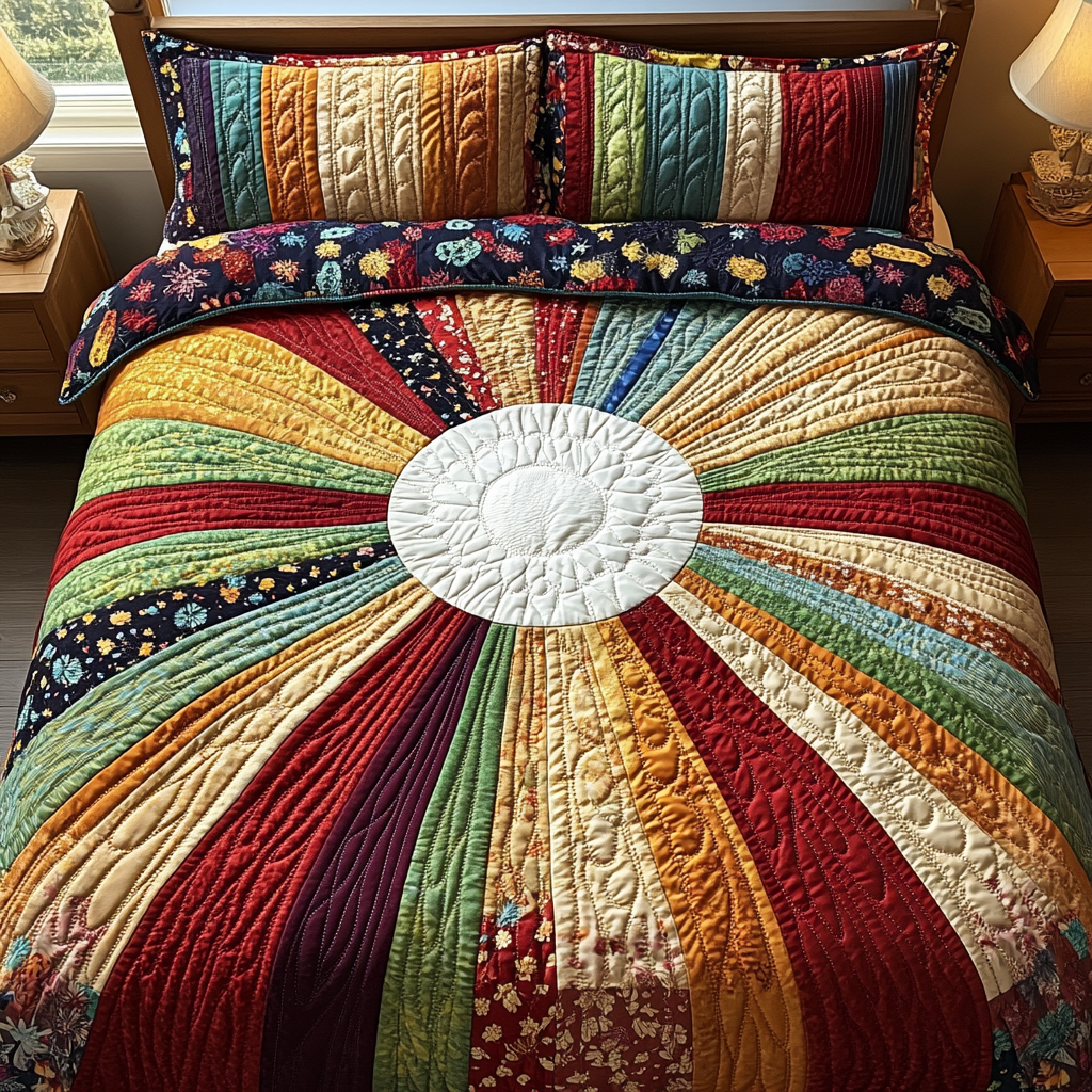 Radiant Dawn Quilted Bedding Set NCU0DV2653