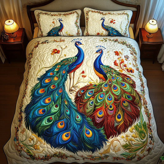 Radiant Elegance 3-Piece Quilted Bedding Set NCU0NT3084
