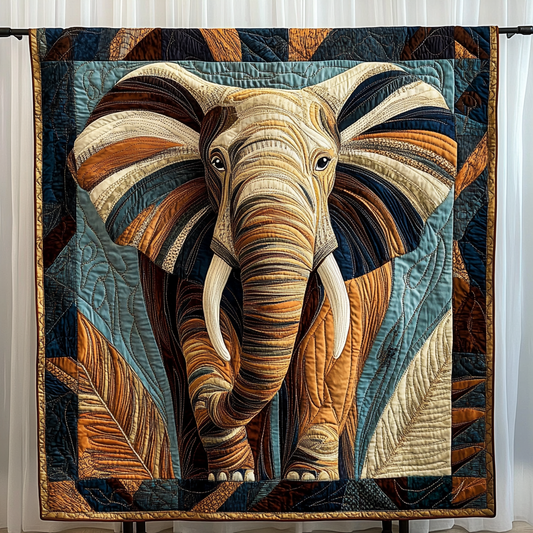 Radiant Elephant Quilted Blanket NCU0DK9582