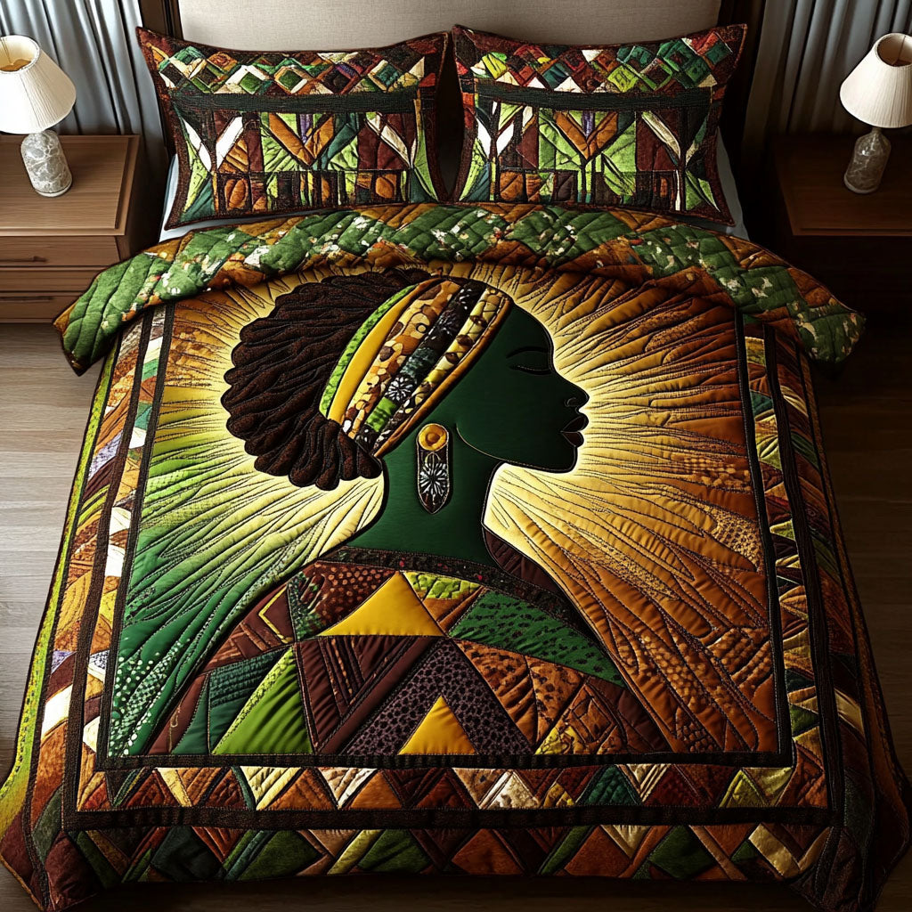 Radiant Essence 3-Piece Quilted Bedding Set NCU0NT3389
