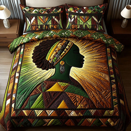 Radiant Essence 3-Piece Quilted Bedding Set NCU0NT3389