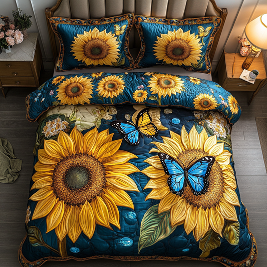 Radiant Flight 3-Piece Quilted Bedding Set NCU0DK5089