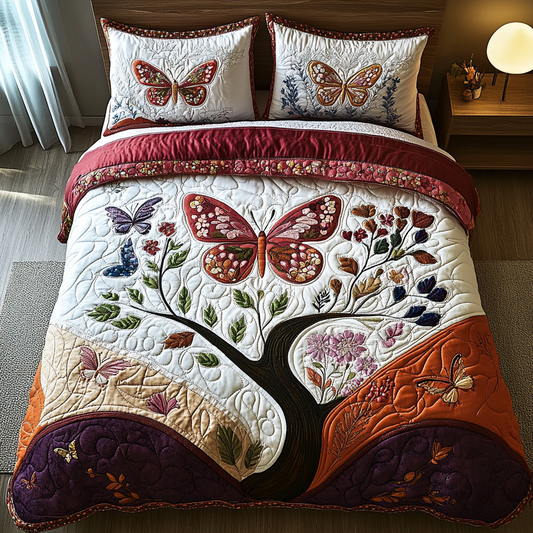 Radiant Flight 3-Piece Quilted Bedding Set NCU0DK5509