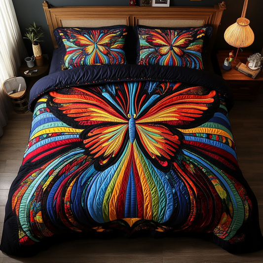 Radiant Flight 3-Piece Quilted Bedding Set NCU0DK5582