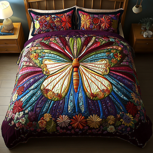 Radiant Flight 3-Piece Quilted Bedding Set NCU0DK5630