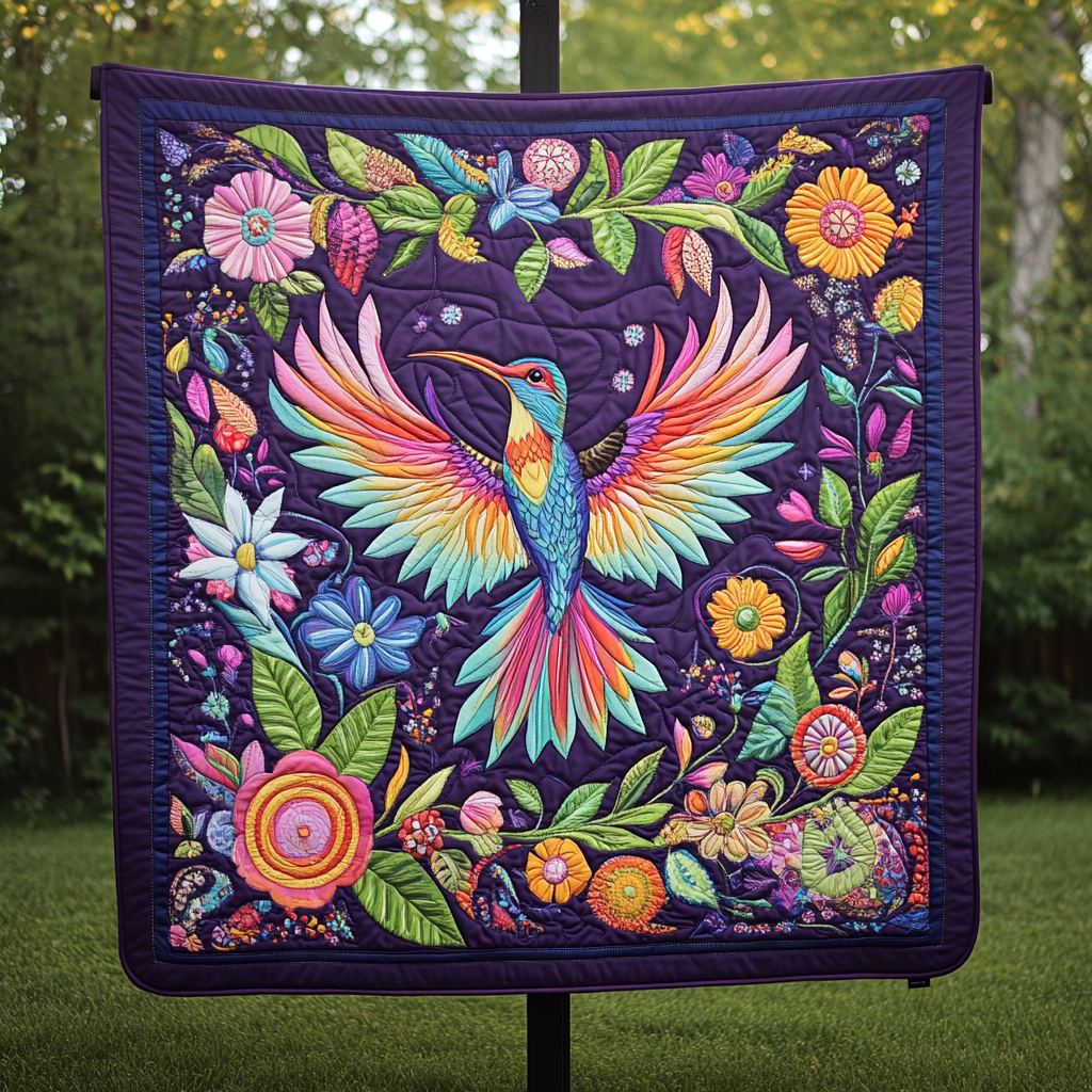 Radiant Flight Quilted Blanket NCU0VH2499