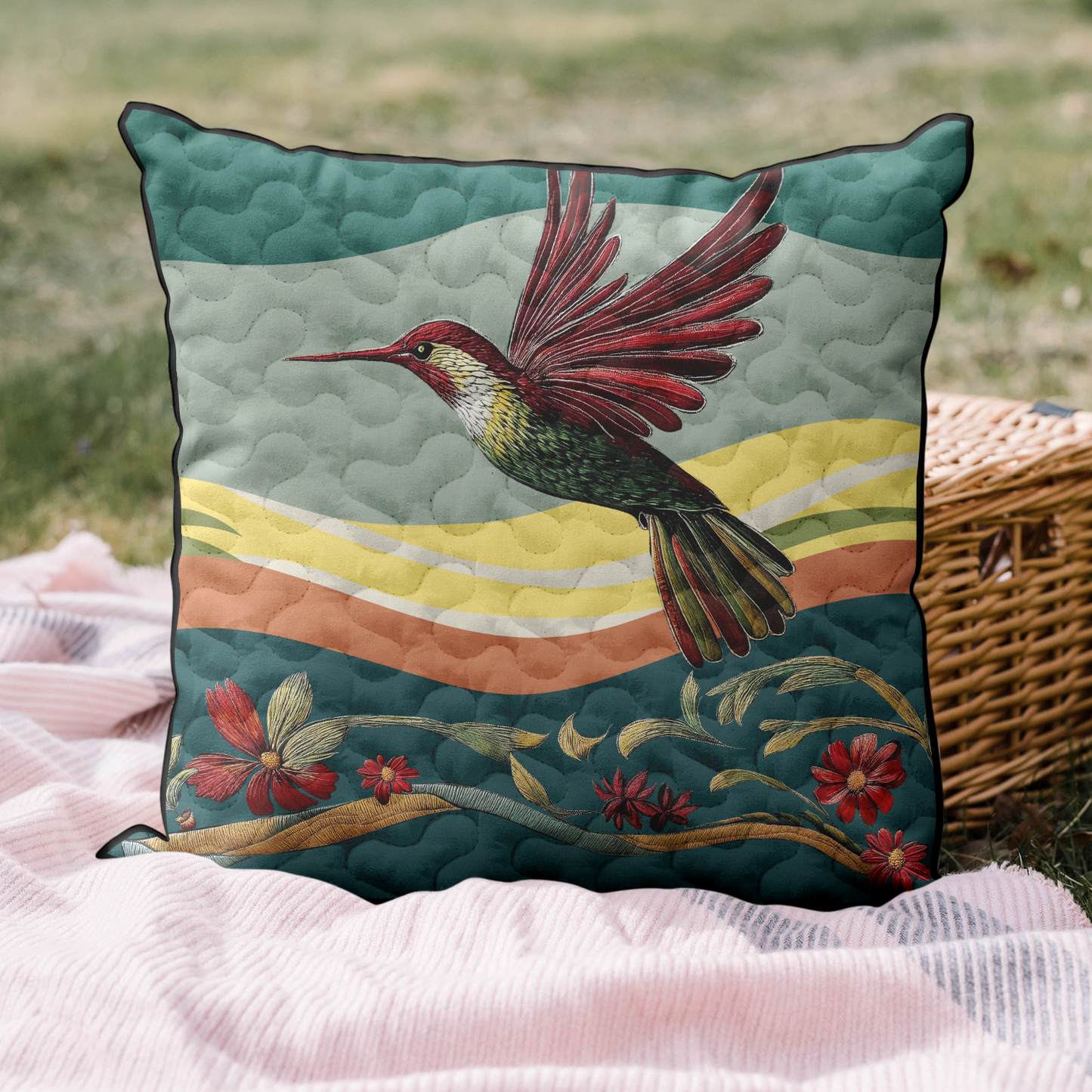 Radiant Flight Quilted Pillow Case NCU0DK5695