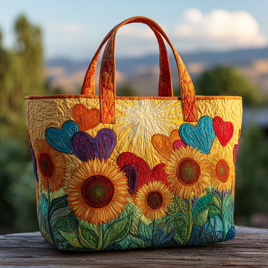 Radiant Garden Quilted Tote Bag NCU0VL2823