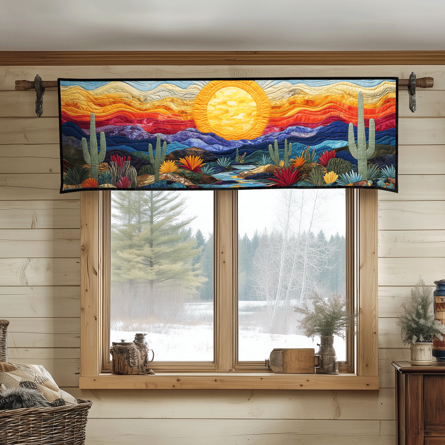 Radiant Glow Quilted Valance NCU0DV3621