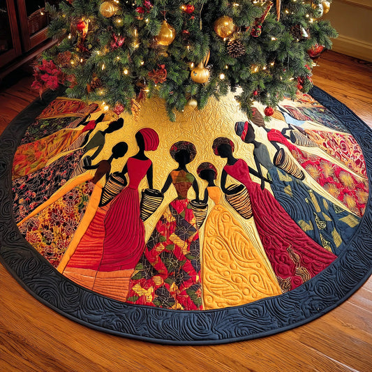Radiant Grace Christmas Quilted Tree Skirt NCU0TD1130