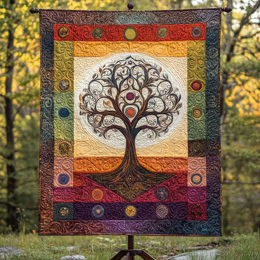 Radiant Growth Art Quilt Hanging NCU0PT3287