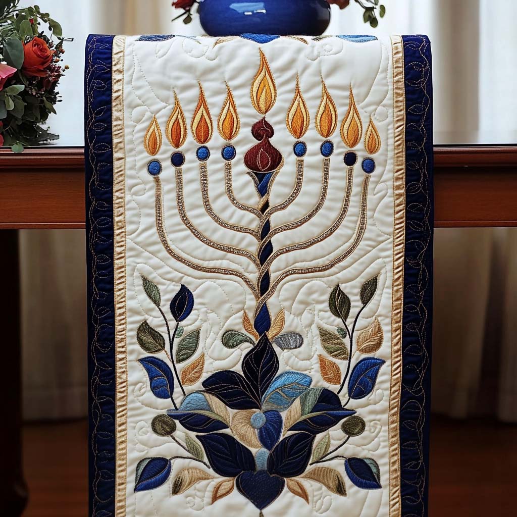 Radiant Harmony Quilted Table Runner NCU0NT1615