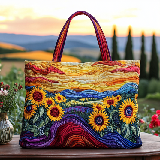Radiant Hills Quilted Tote Bag NCU0VL2721