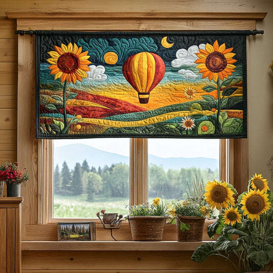 Radiant Horizon Line Quilted Valance NCU0PT5329