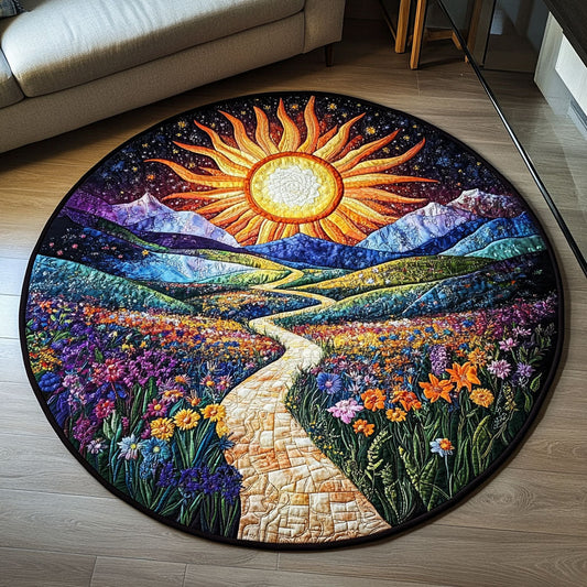 Radiant Horizons Quilted Round Mat NCU0PT3520