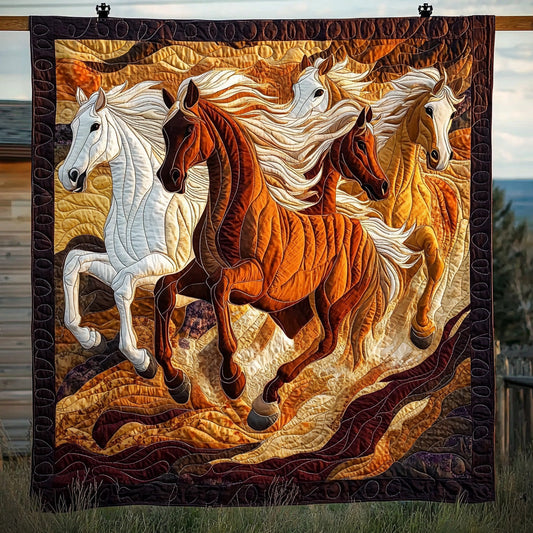 Radiant Horse Quilted Blanket NCU0DV6359
