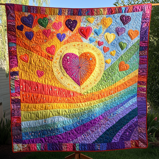 Radiant Love Quilted Blanket NCU0DK4321