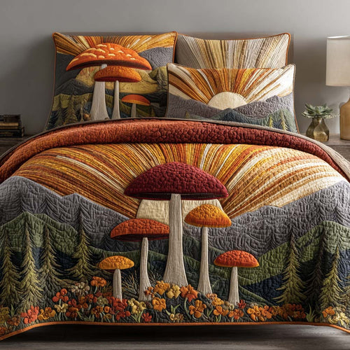 Radiant Meadow 3-Piece Quilted Bedding Set NCU0NT11617