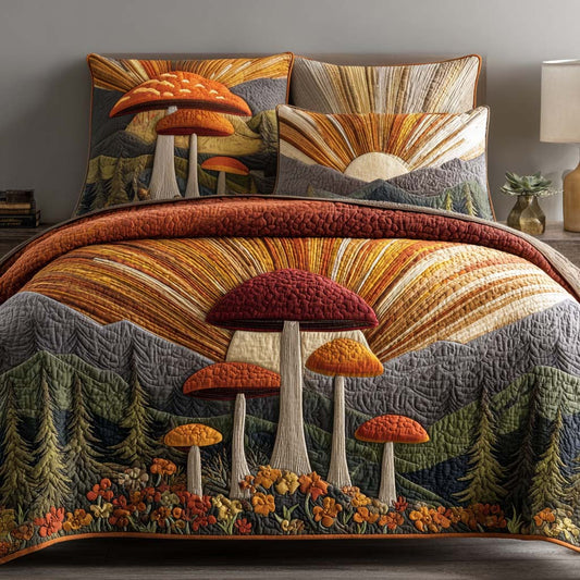 Radiant Meadow 3-Piece Quilted Bedding Set NCU0NT11617