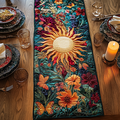 Radiant Meadow Quilted Table Runner NCU0VH2677