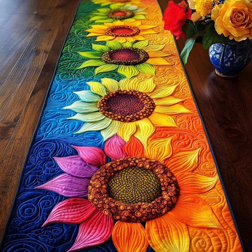 Radiant Path Quilted Table Runner NCU0NT5661