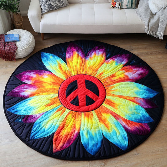Radiant Peace Quilted Round Mat NCU0NT5007
