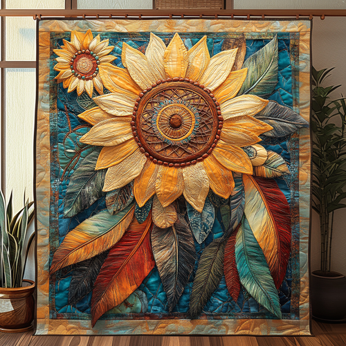 Radiant Petals Quilted Blanket NCU0DV3423