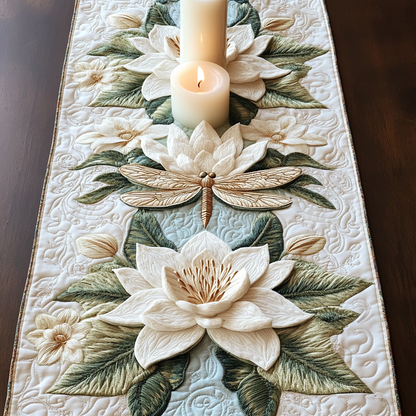 Radiant Petals Quilted Table Runner NCU0VH3996