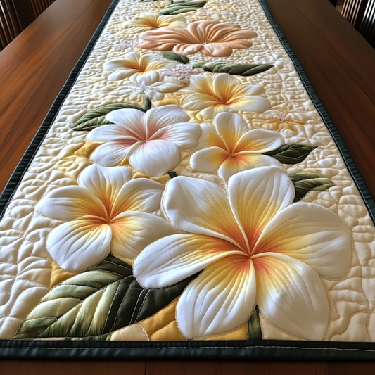 Radiant Petals Quilted Table Runner NCU0VL1997