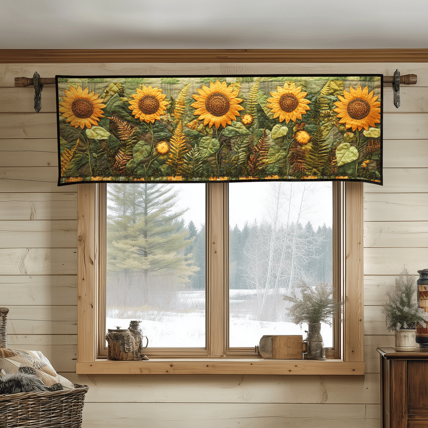 Radiant Petals Quilted Valance NCU0DV3500