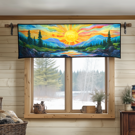 Radiant Rays Quilted Valance NCU0DK4817