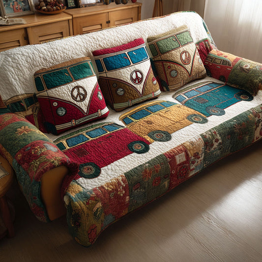 Radiant Roadtrip Quilted Sofa Cover NCU0PT10063