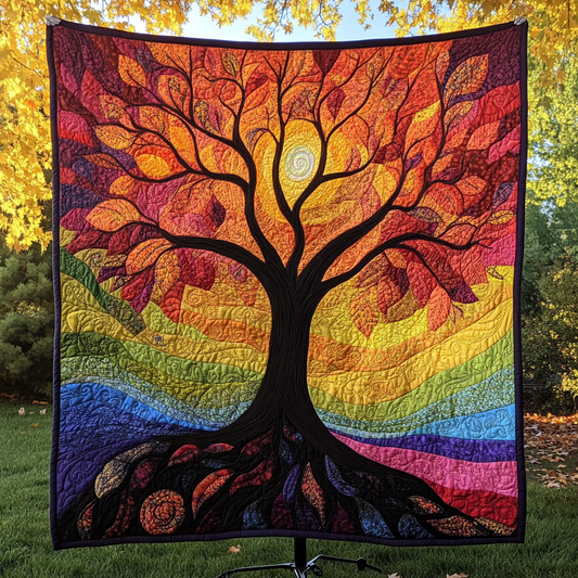 Radiant Roots Quilted Blanket NCU0DK4458