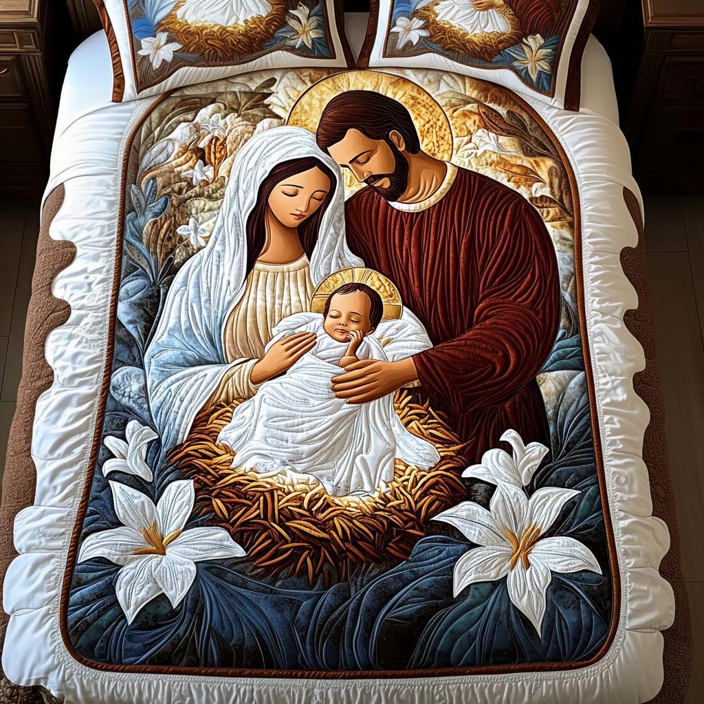Radiant Souls 3-Piece Quilted Bedding Set NCU0NT1822