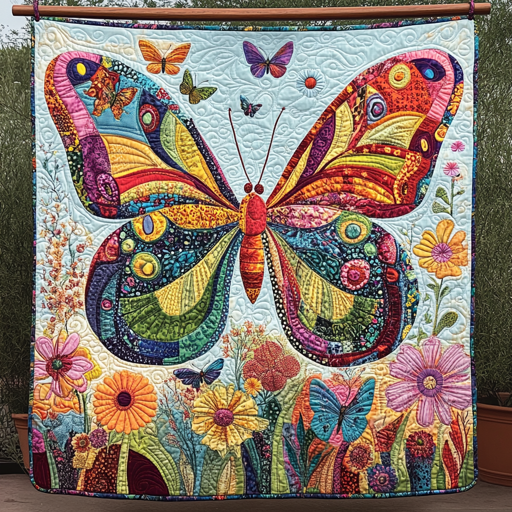 Radiant Spectrum Flight Quilted Blanket NCU0VL1218