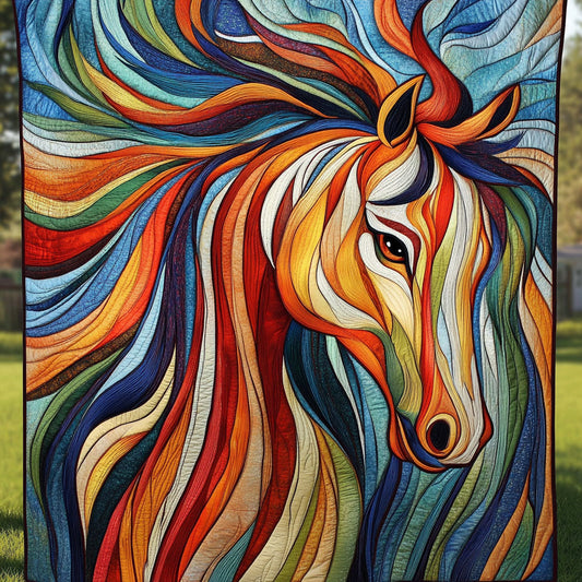 Radiant Stallion Quilted Blanket NCU0NT6581