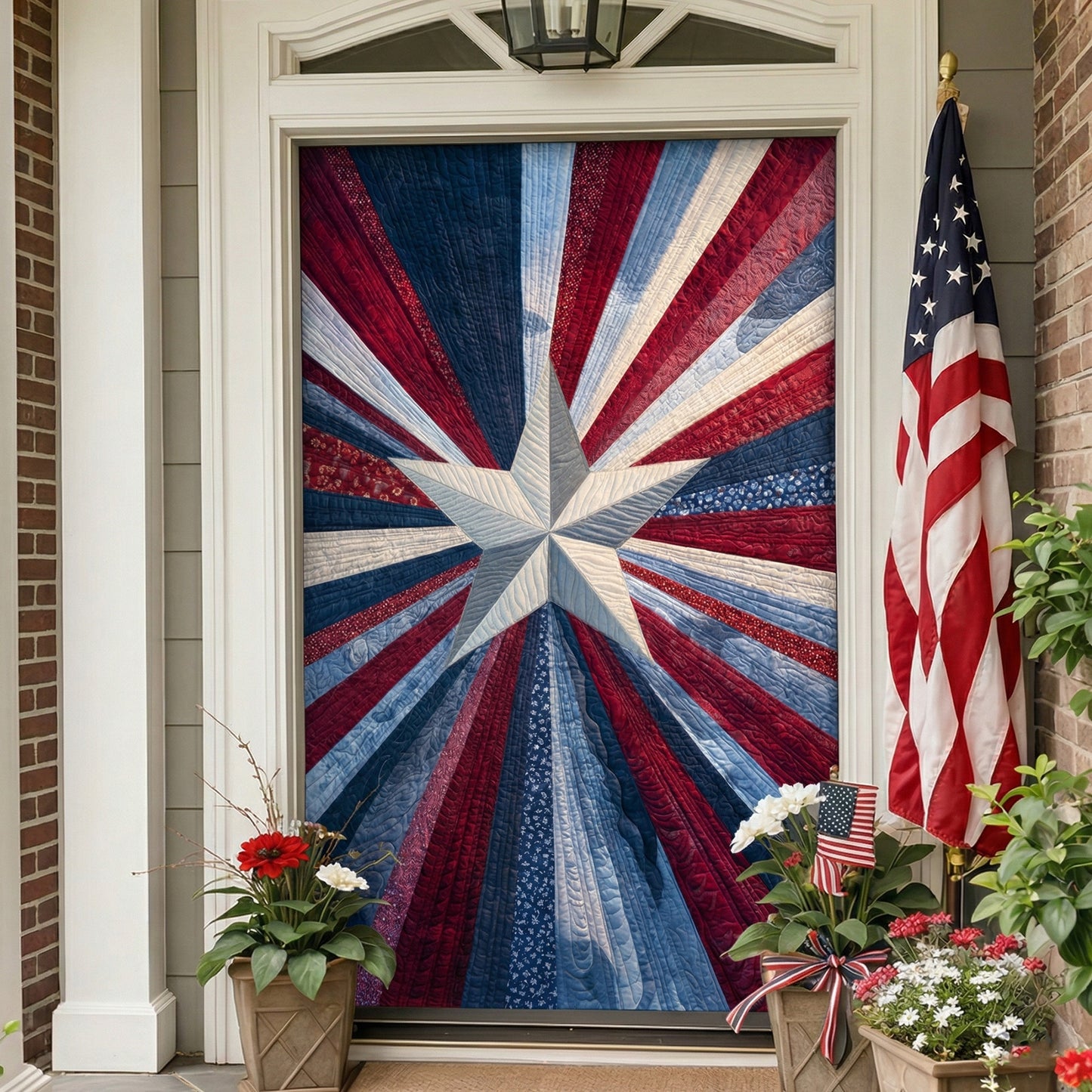 Radiant Star Quilted Door Cover NCU0NT12685