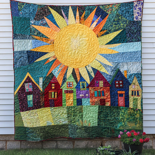 Radiant Village Quilted Blanket NCU0NT7129