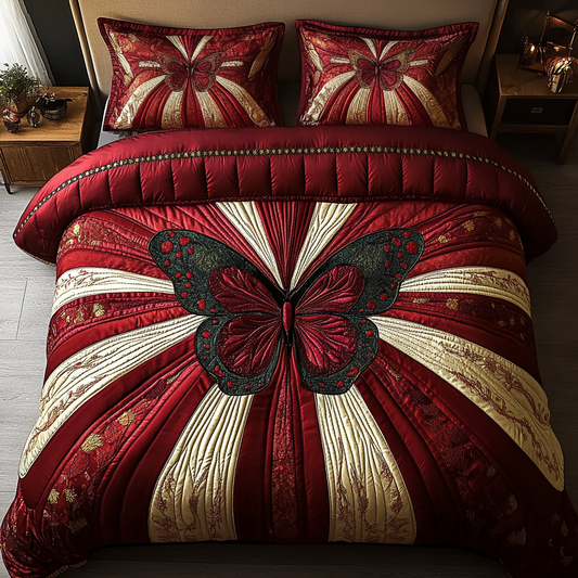 Radiant Wings 3-Piece Quilted Bedding Set NCU0VH2166